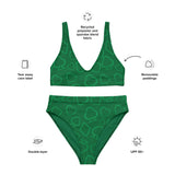 Luck of the Irish Recycled High-Waisted Bikini