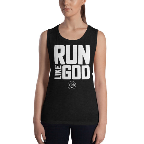 Run Like God Athletic Tank